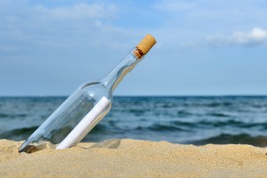 Un message dans une bouteille à la mer