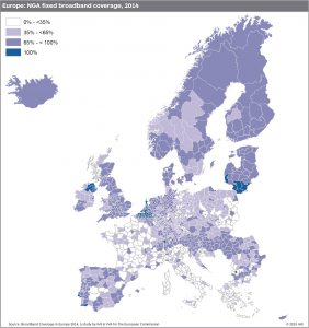Broadband coverage in Europe 2014, a study by IHS & VVA for the European Commission